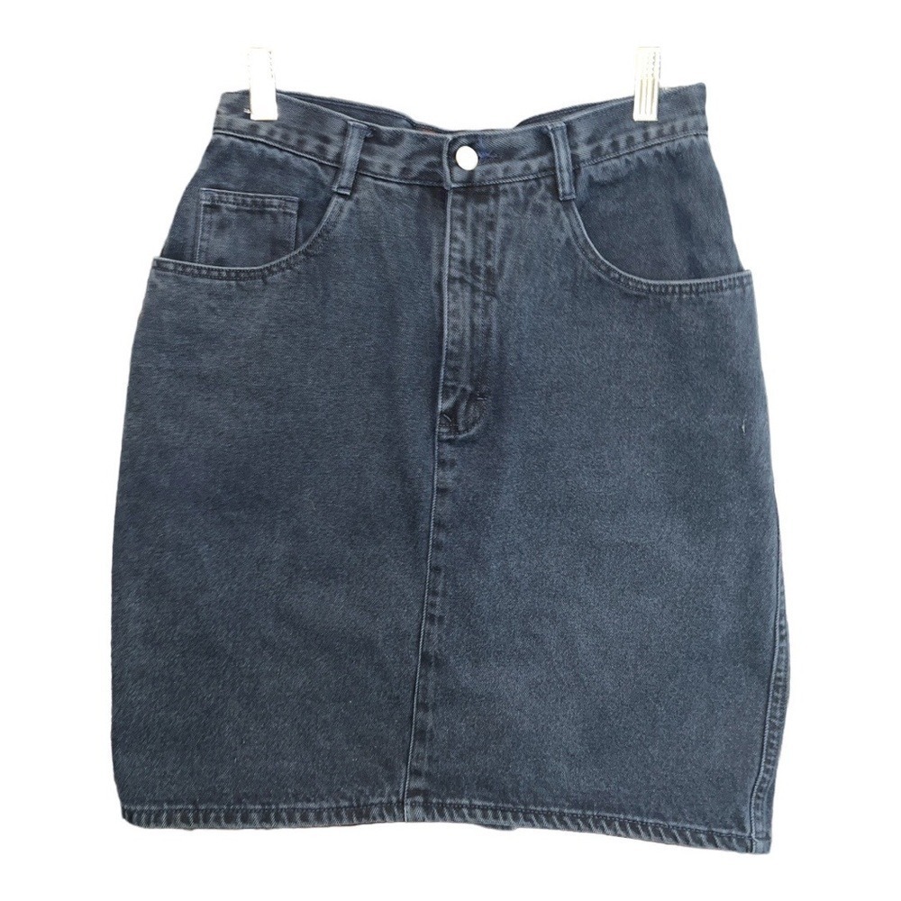 JEANJER Jordache Denim Skirt Womens Excellent Vintage High Waisted Mini